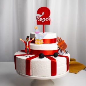 Cake Topper - Número y nombre